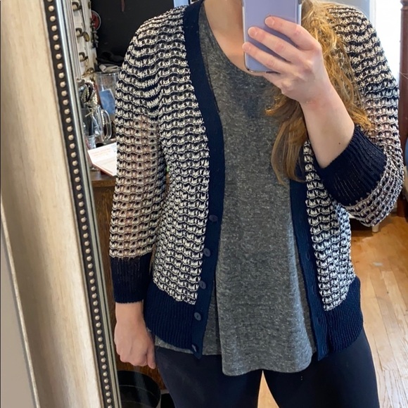 Pea In The Pod Preppy Maternity Cardigan EUC - Picture 7 of 8